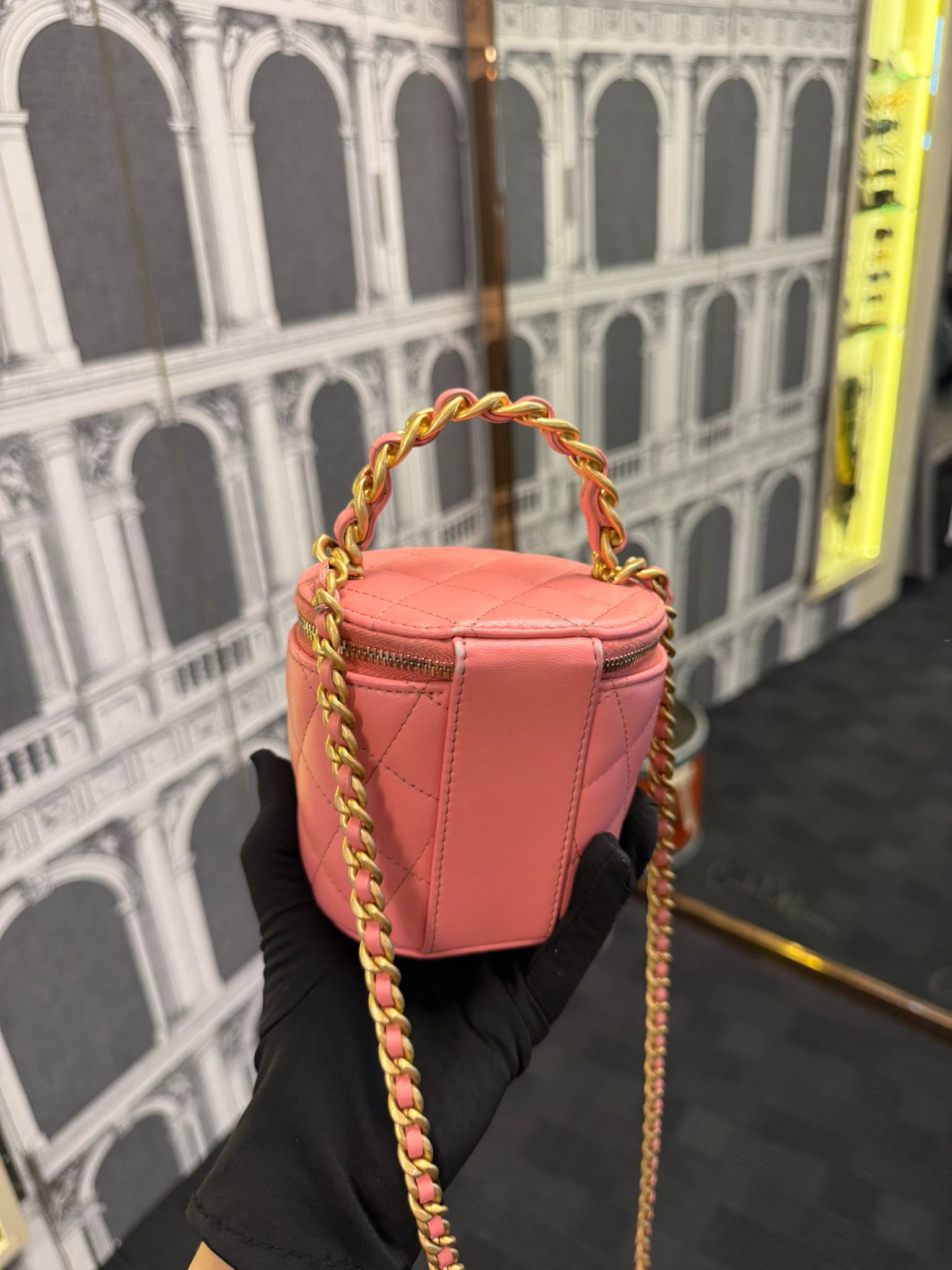 CHANEL MINI VANITY PINK BAG