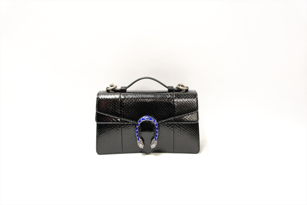 GUCCI DIONYSUS SHOULDER BAG WITH TOP HANDLE BLACK