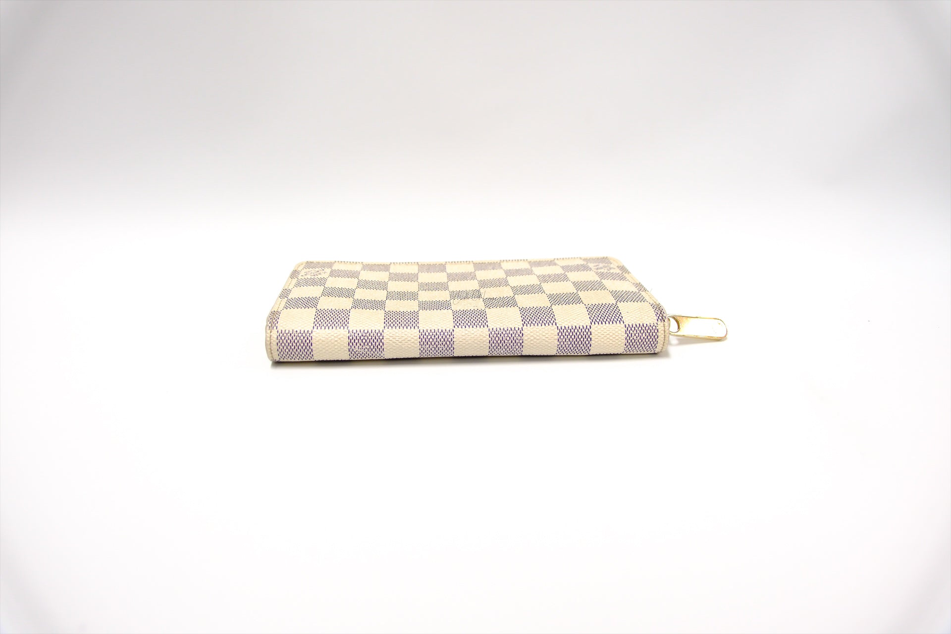 LOUIS VUITTON ZIPPY WALLET DAMIER AZUR GHW