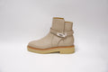HERMES JEFF ANKLE BOOTS BEIGE SIZE 39
