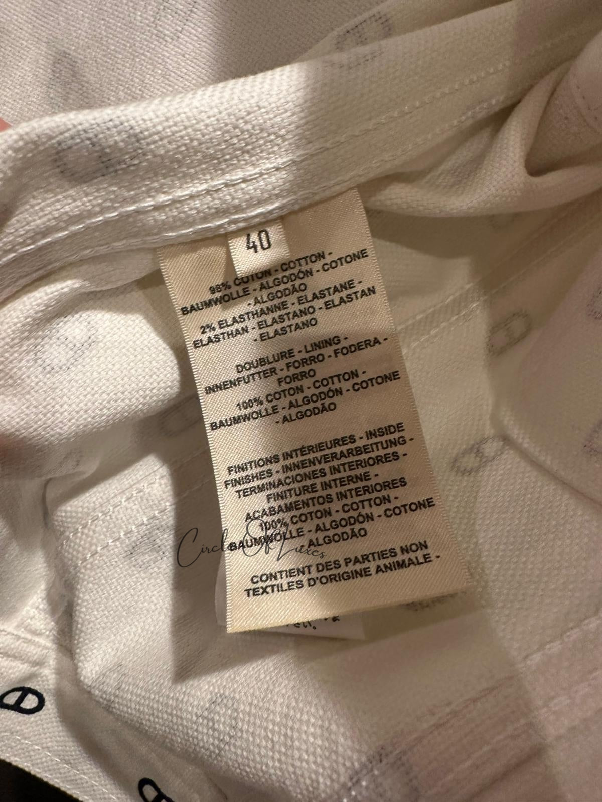 HERMES "Chaine d'Ancre" DENIM JACKET SIZE 40