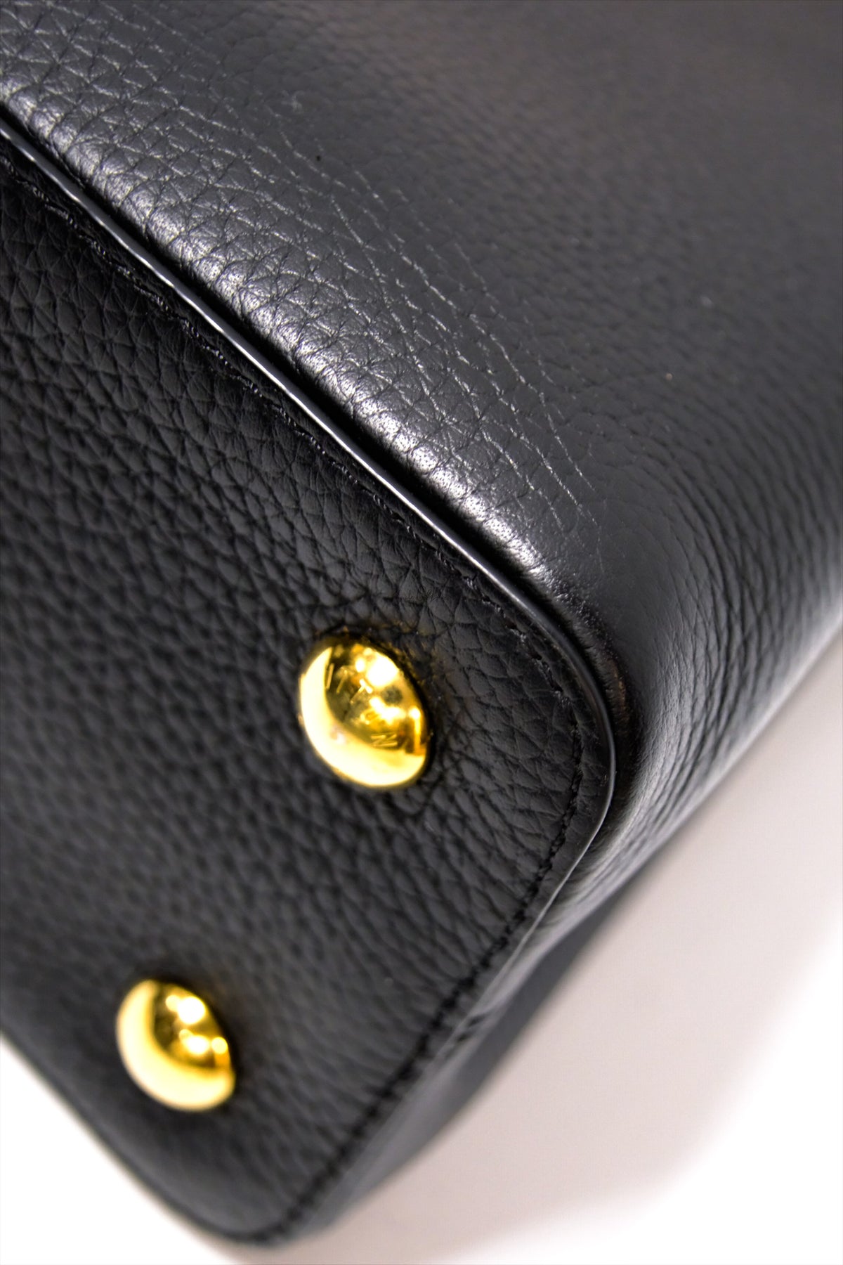 LOUIS VUITTON CAPUCINES MM BLACK /PINK