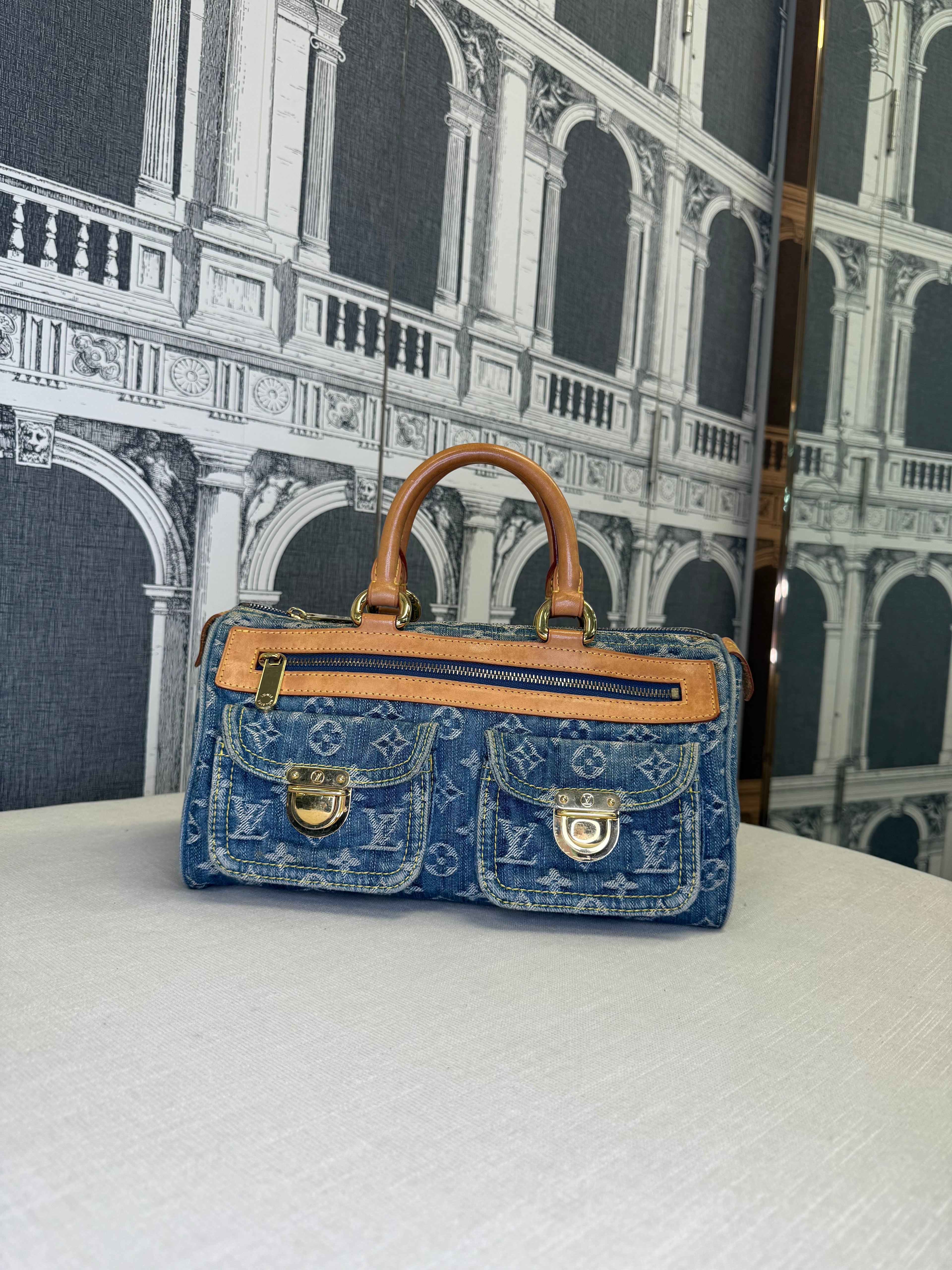 LOUIS VUITTON SPEEDY NOE  DENIM