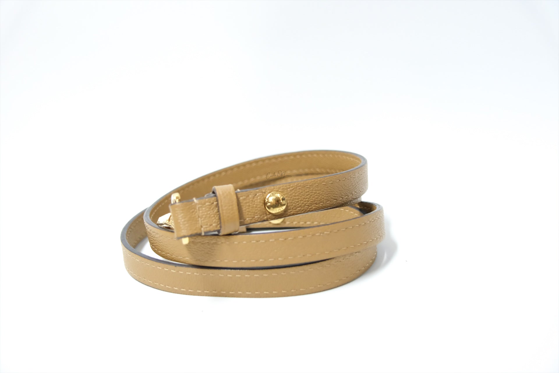 LOUIS VUITTON TWIST MM CAMEL/BACK GHW