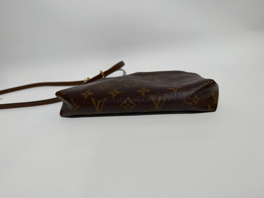 LOUIS VUITTON PALLAS MONOGRAM /NOIR CLUTCH  2