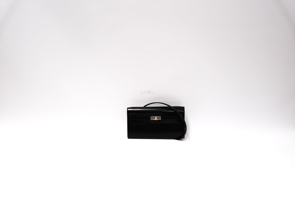 HERMES KELLY TO GO BOX LEATHER  PHW
