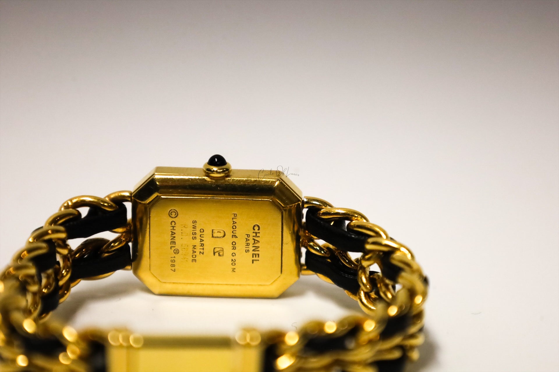 Iconic Chanel Première 24k gold plated Vintage Watch Size L