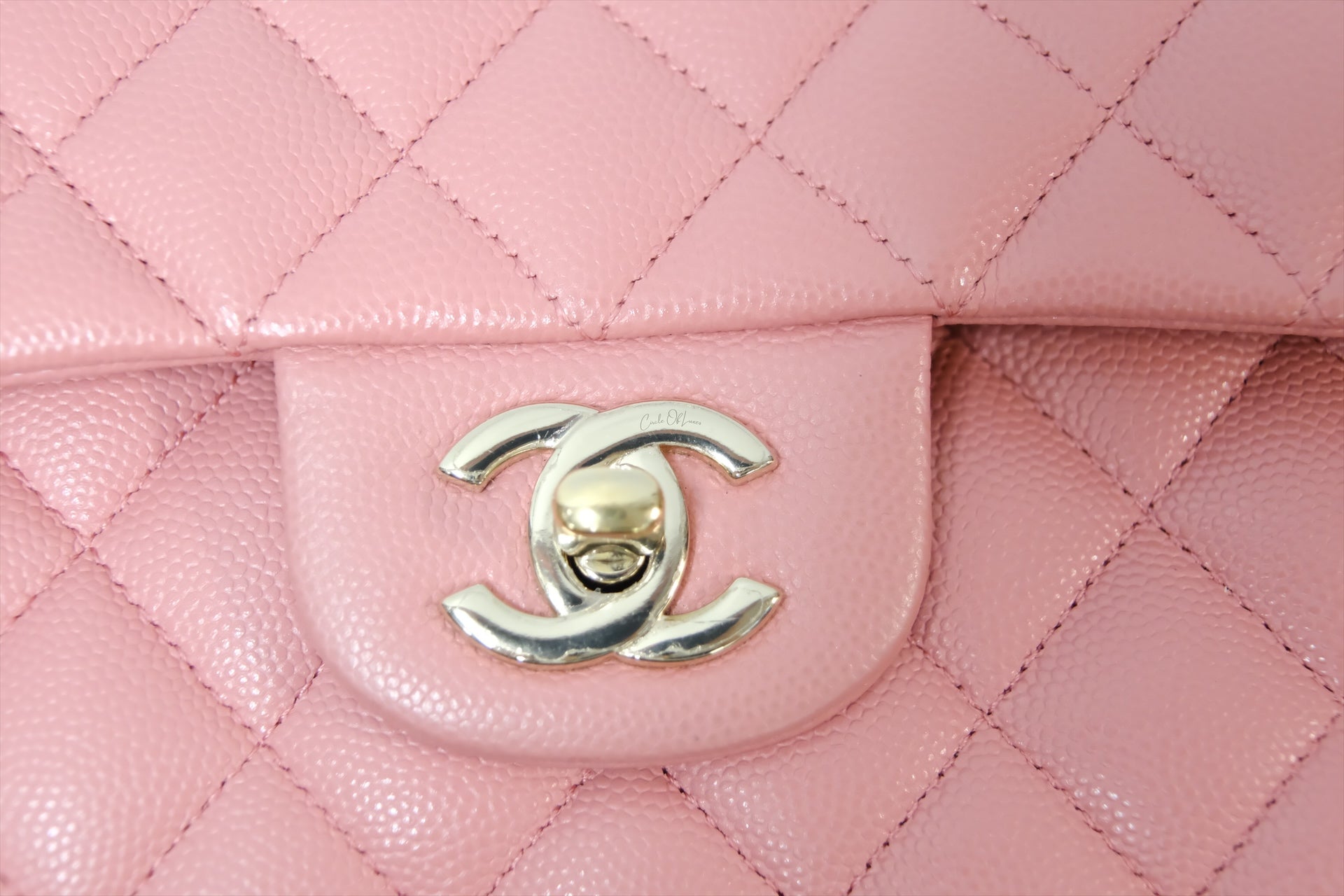 CHANEL CLASSIC SMALL PINK GHW