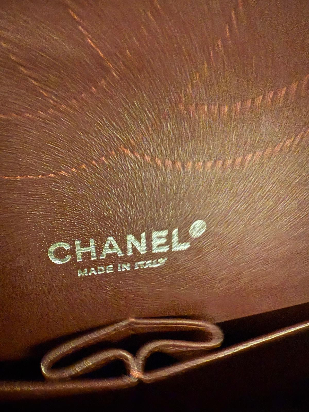 CHANEL JUMBO CLASSIC FLAP BLACK LAMSKIN SHW