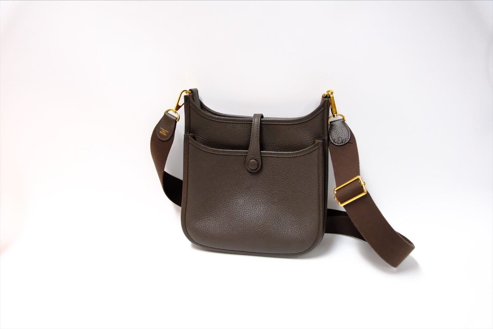 HERMES EVELYNE 23 EBENE GHW STAMP G