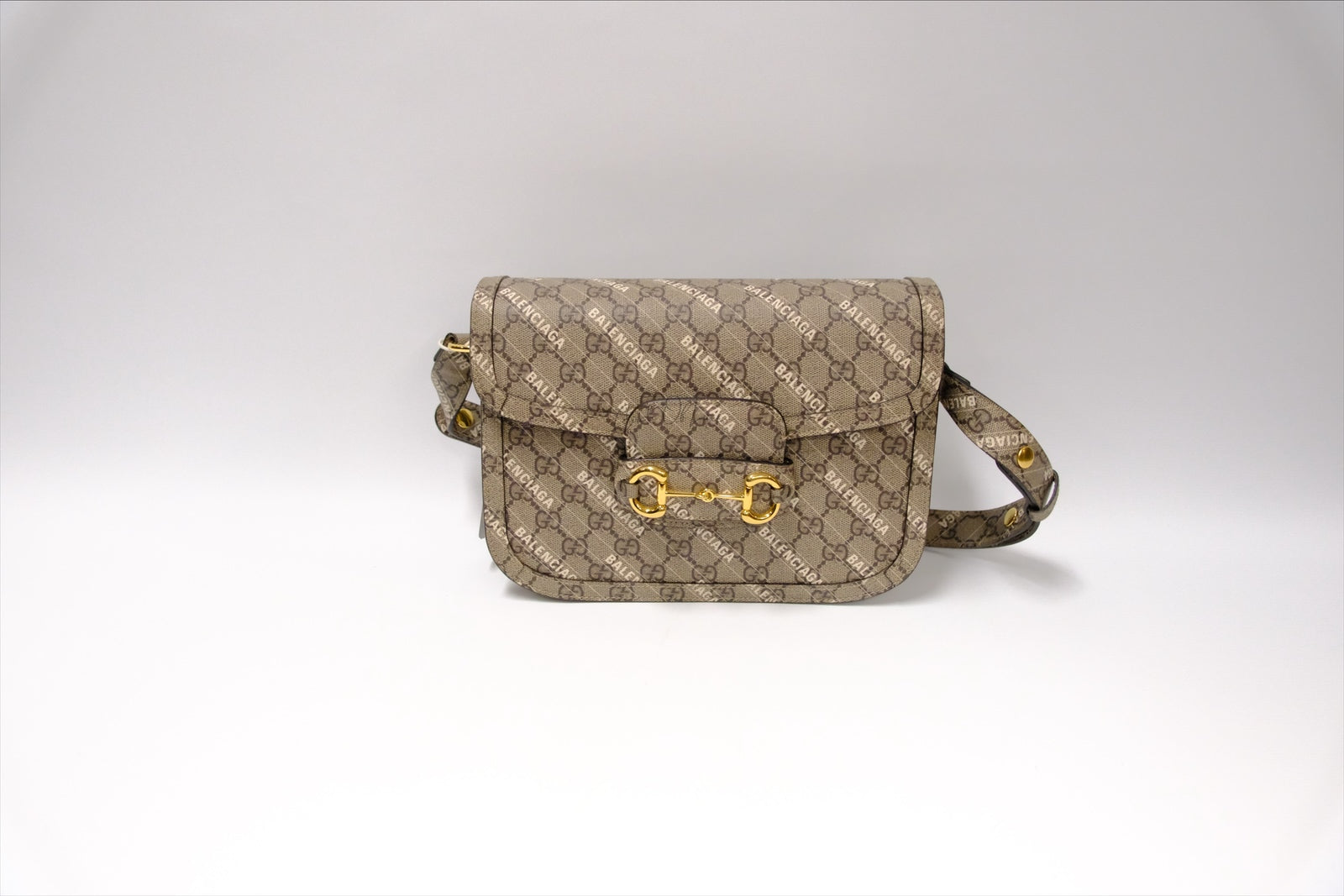 GUCCI X BALENCIAGA HAVKER PROJECT HORSEBIT SHOULD BAG