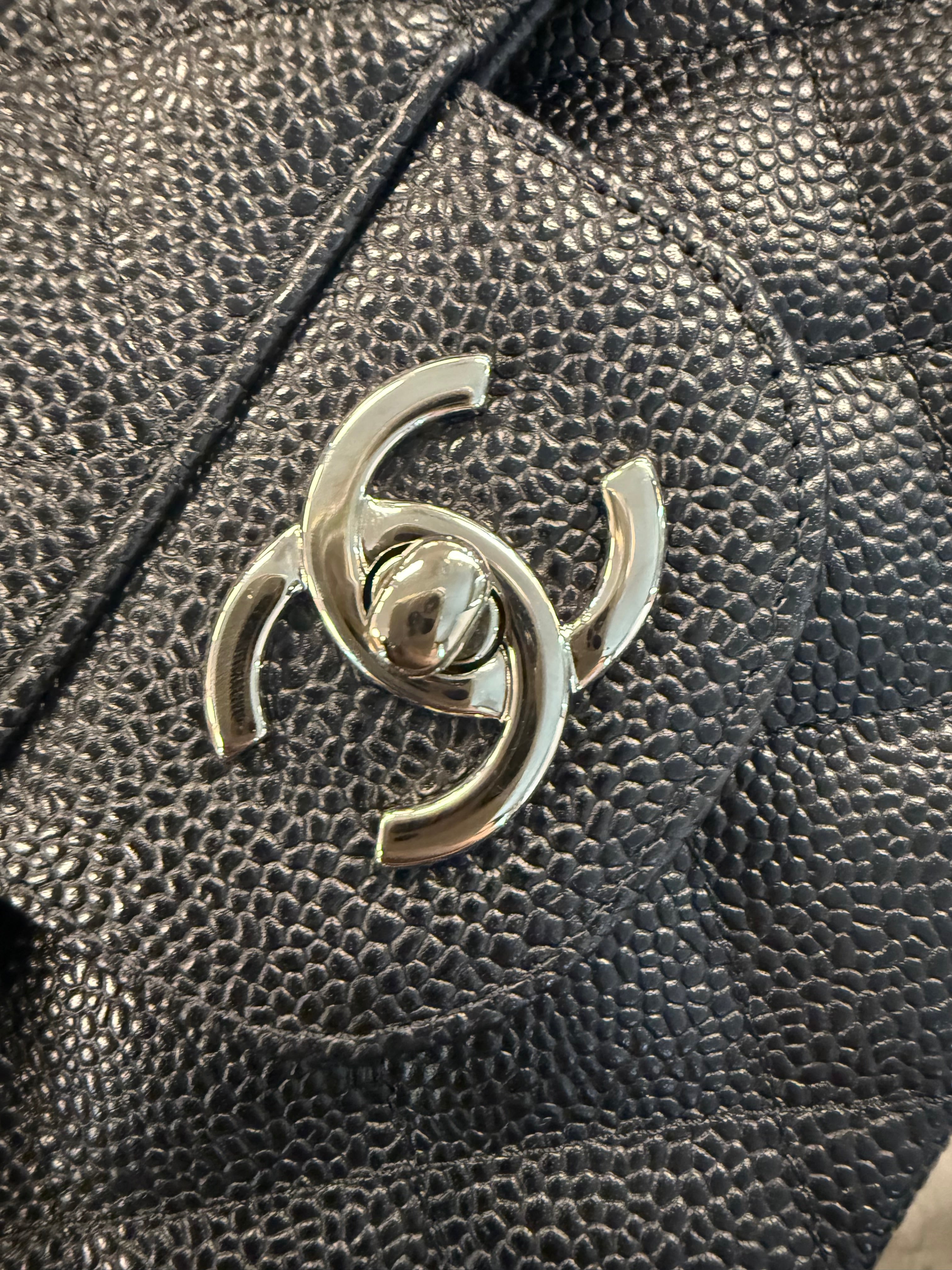 CHANEL JUMBO CLASSIC BLACK CAVIAR SHW