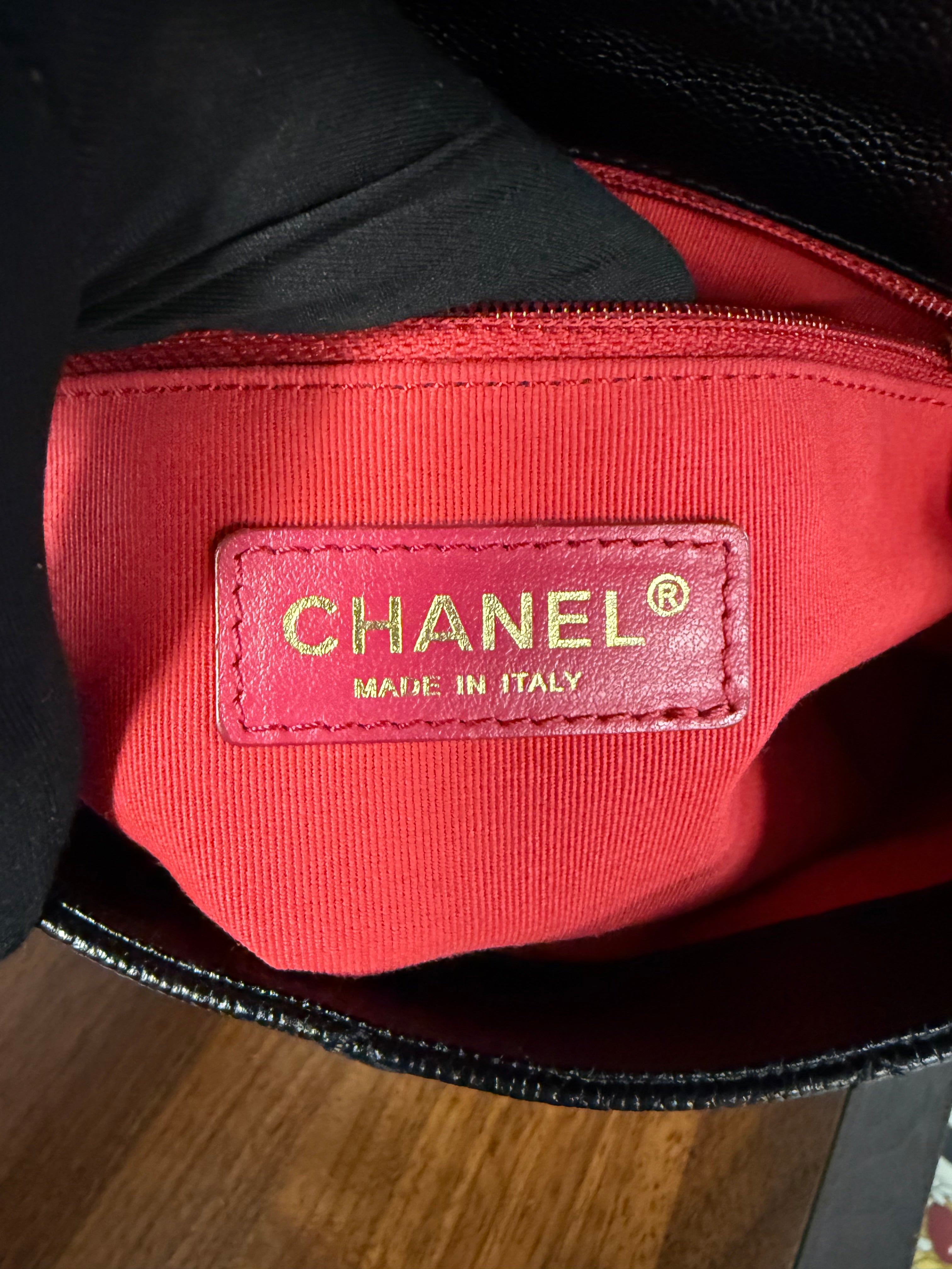 CHANEL C19 LARGE BLACK