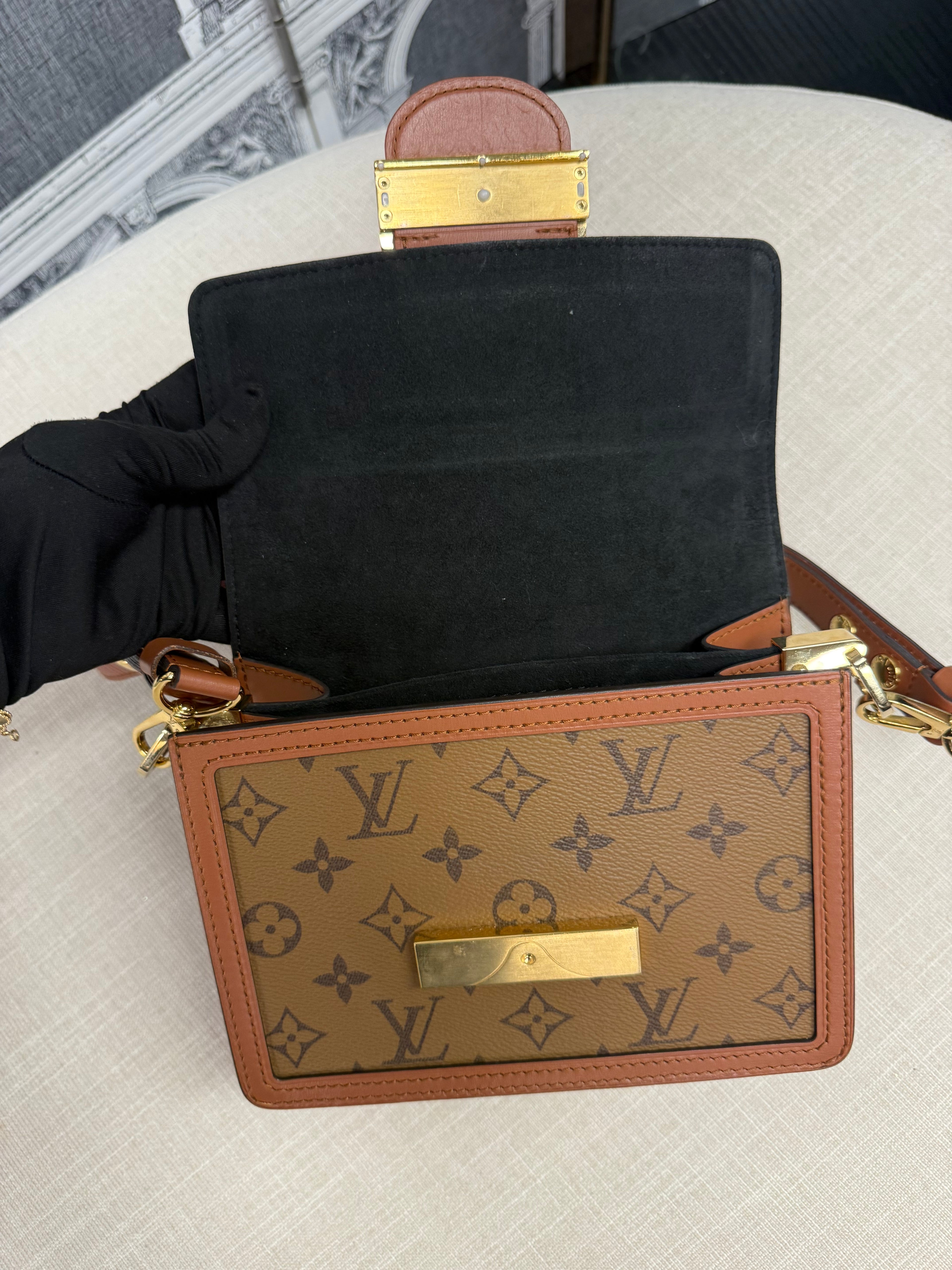 LOUIS VUITTON MINI DAUPHINE MONOGRAM REVERSE