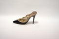 VALENTINO GARAVANI ROCKSTUD CAGED ANKLE STRAP PUMP  SIZE 35