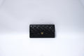 CHANEL LONG WALLET BLACK CAVIAR GHW