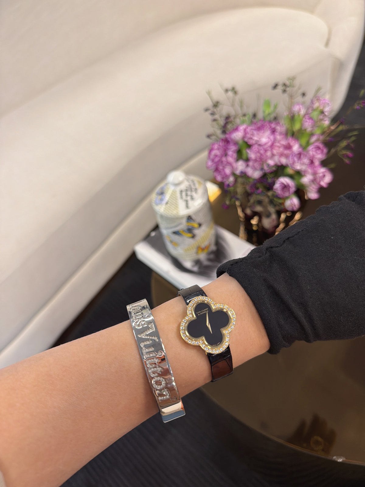 Louis Vuitton x Nigo Squared Strass Bracelet Silver in Silver Metal with Silver tone