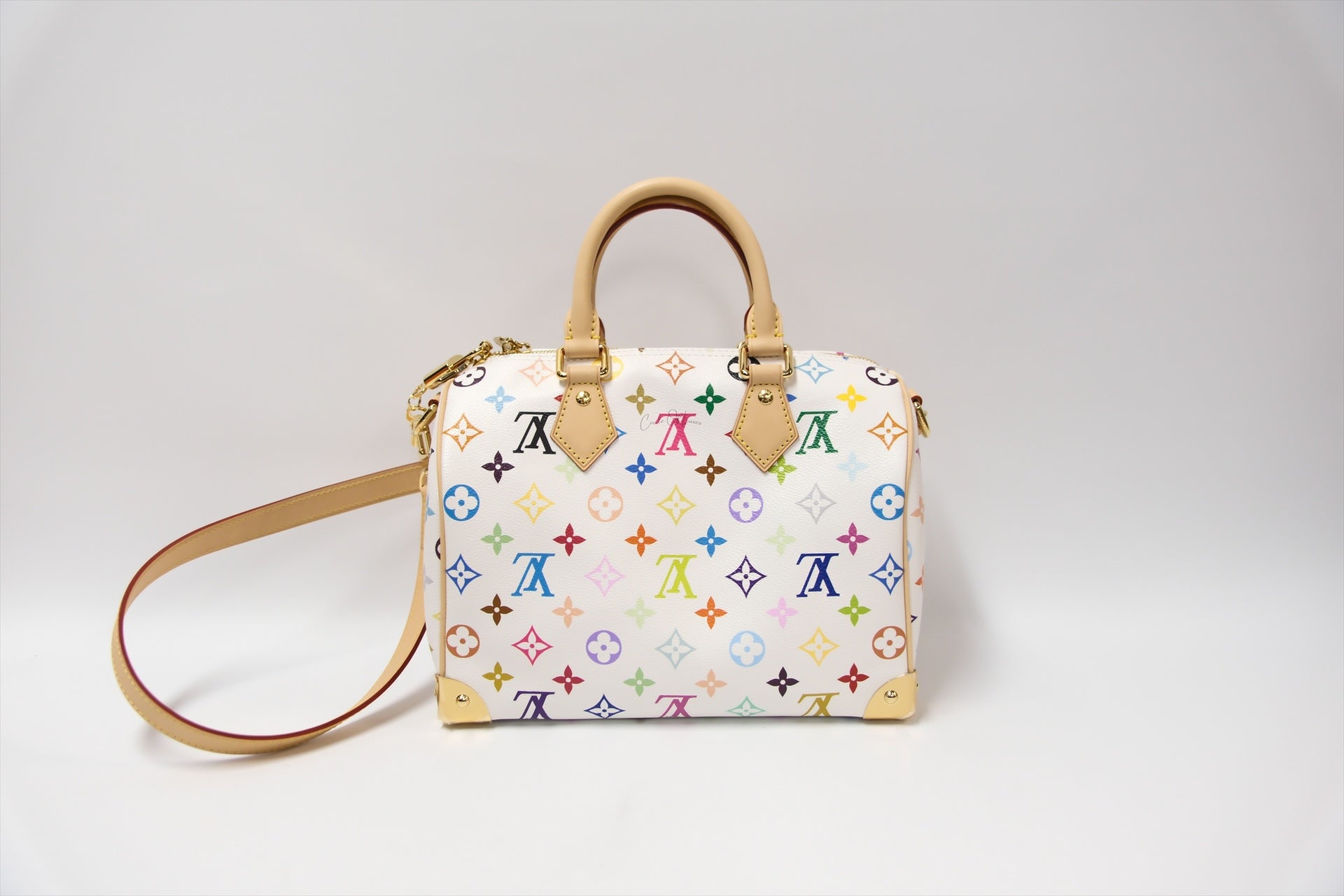 LOUIS VUITTON x TM WHITE MUTIL COLOUR SPEEDY 25
