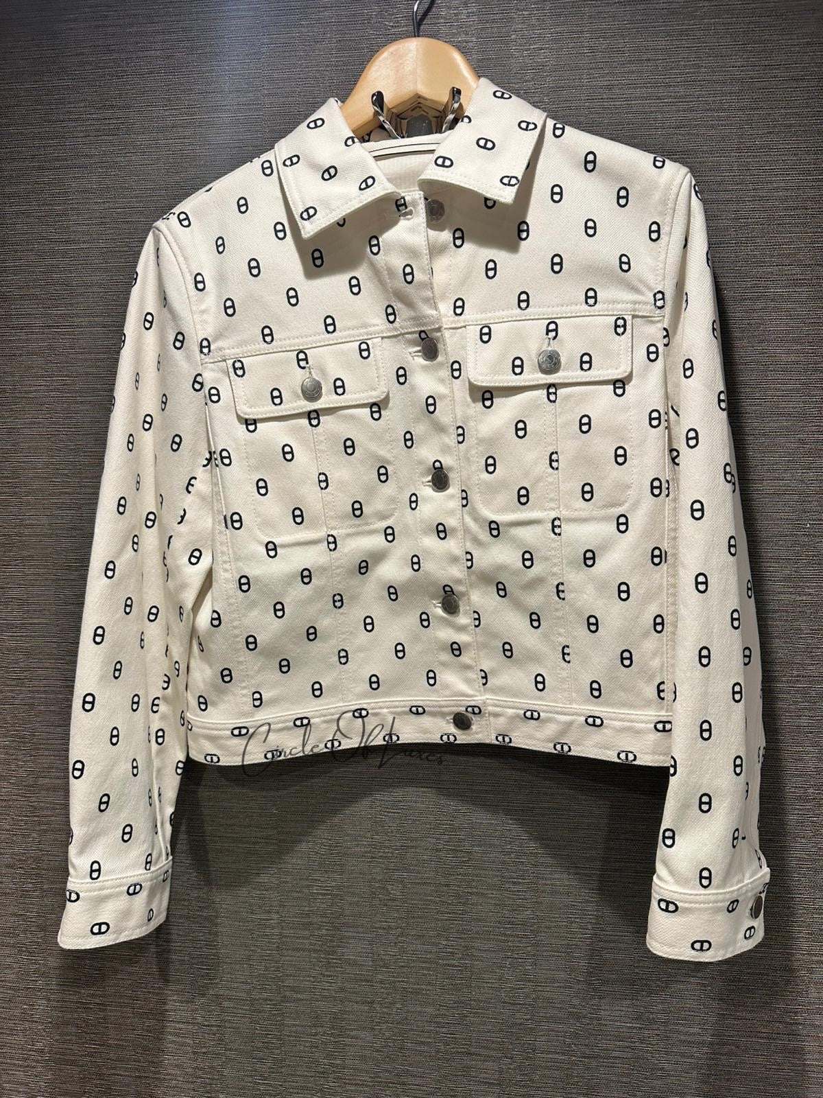 HERMES "Chaine d'Ancre" DENIM JACKET SIZE 40