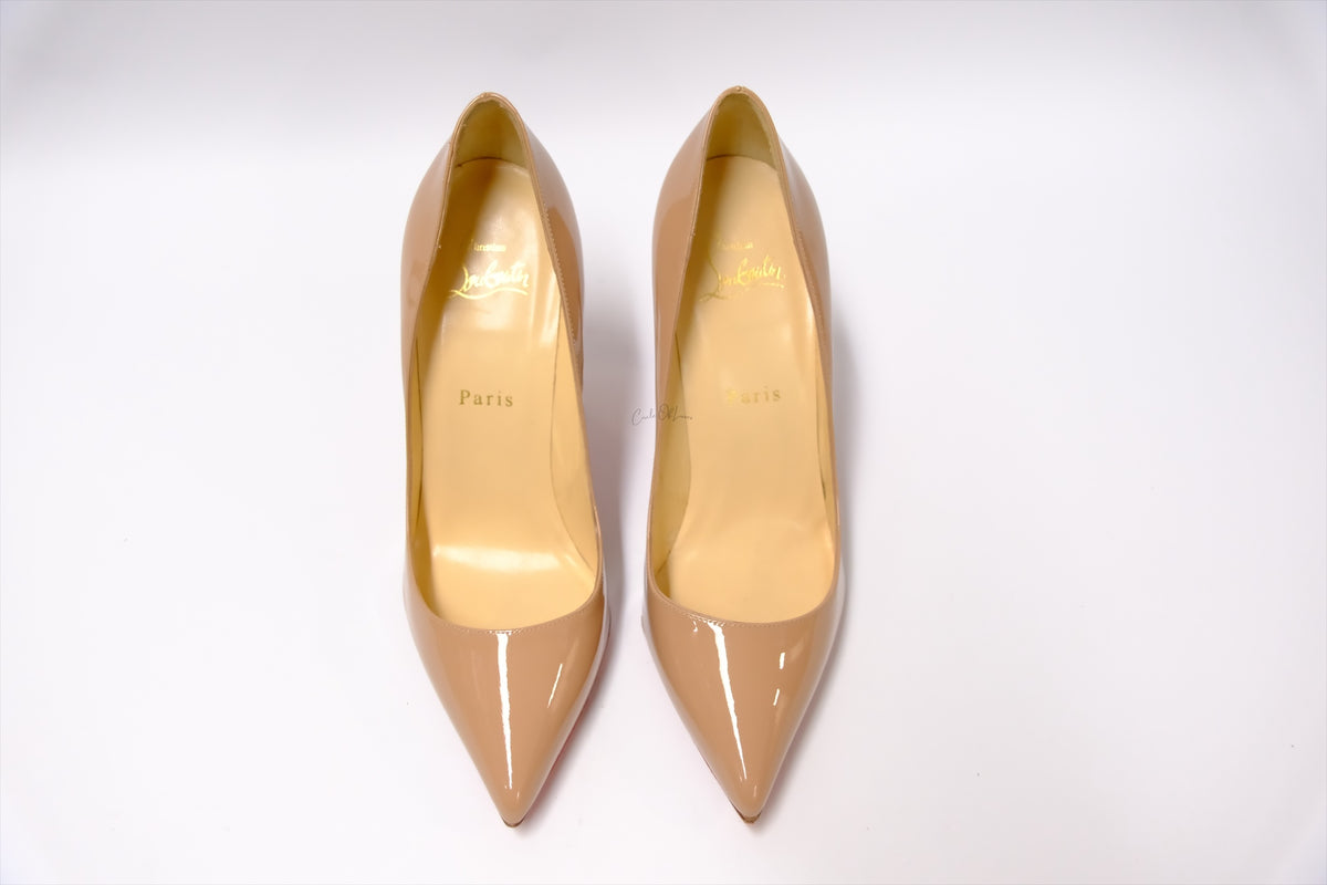 CHRISTIAN LOUBOUTIN PIGALLE FOLLIES 100 PUMPS  NUDE