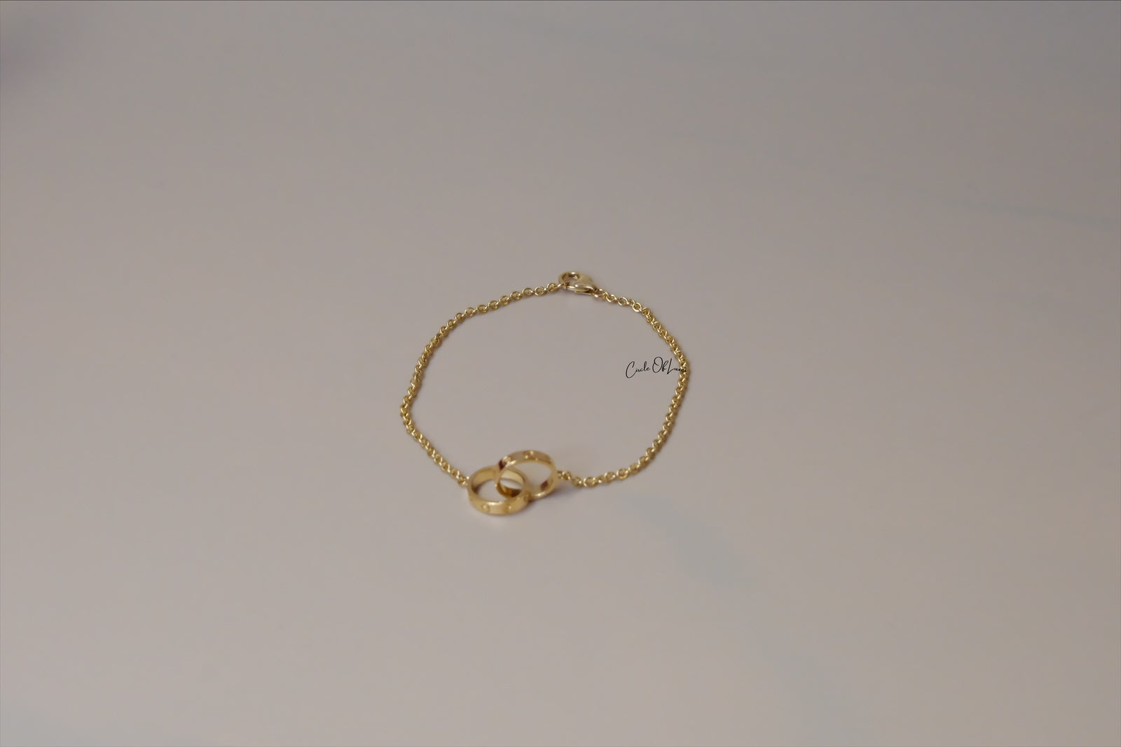 CARTIER LOVE BRACLET ON CHAIN YELLOW  GOLD