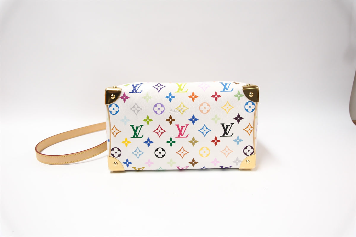 LOUIS VUITTON x TM WHITE MUTIL COLOUR SPEEDY 25