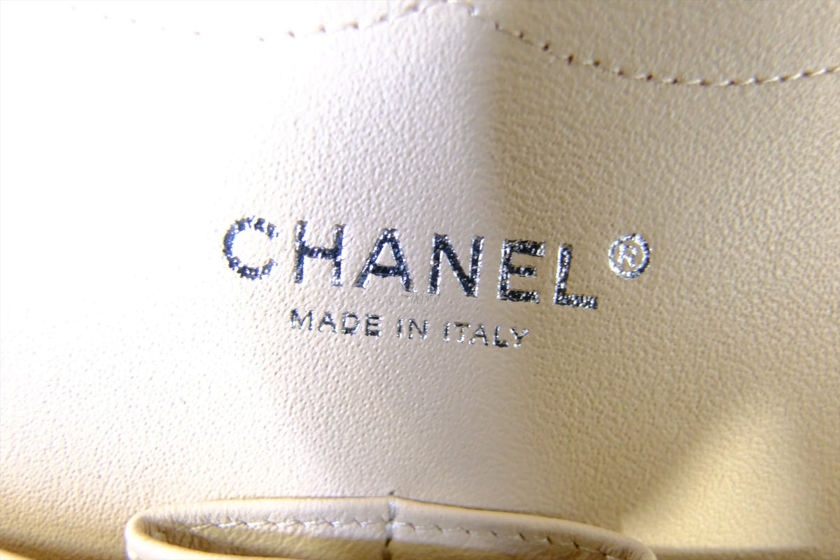 CHANEL JUMBO CLASSIC FLAP BEIGE LAMBSKIN SHW