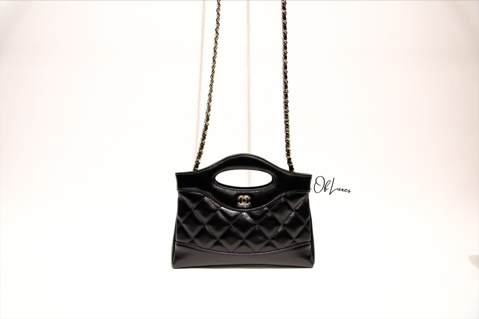 CHANEL 31 MINI BLACK TOTE