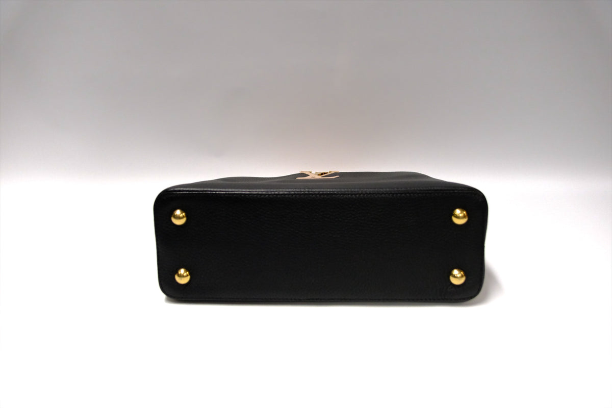 LOUIS VUITTON CAPUCINES MM BLACK /PINK