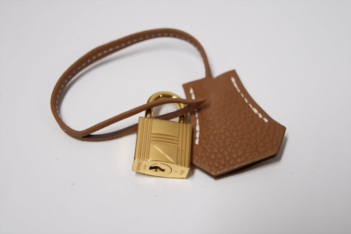HERMES BIRKIN 25 GOLD ON GOLD TOGO