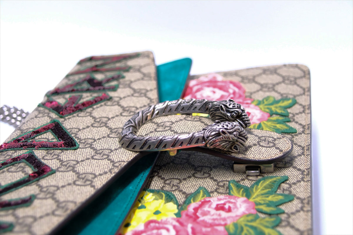 GUCCI DIONYSUS “MODERN”MEDIUM SHOULDER EMBROIDERED GG SUPREME