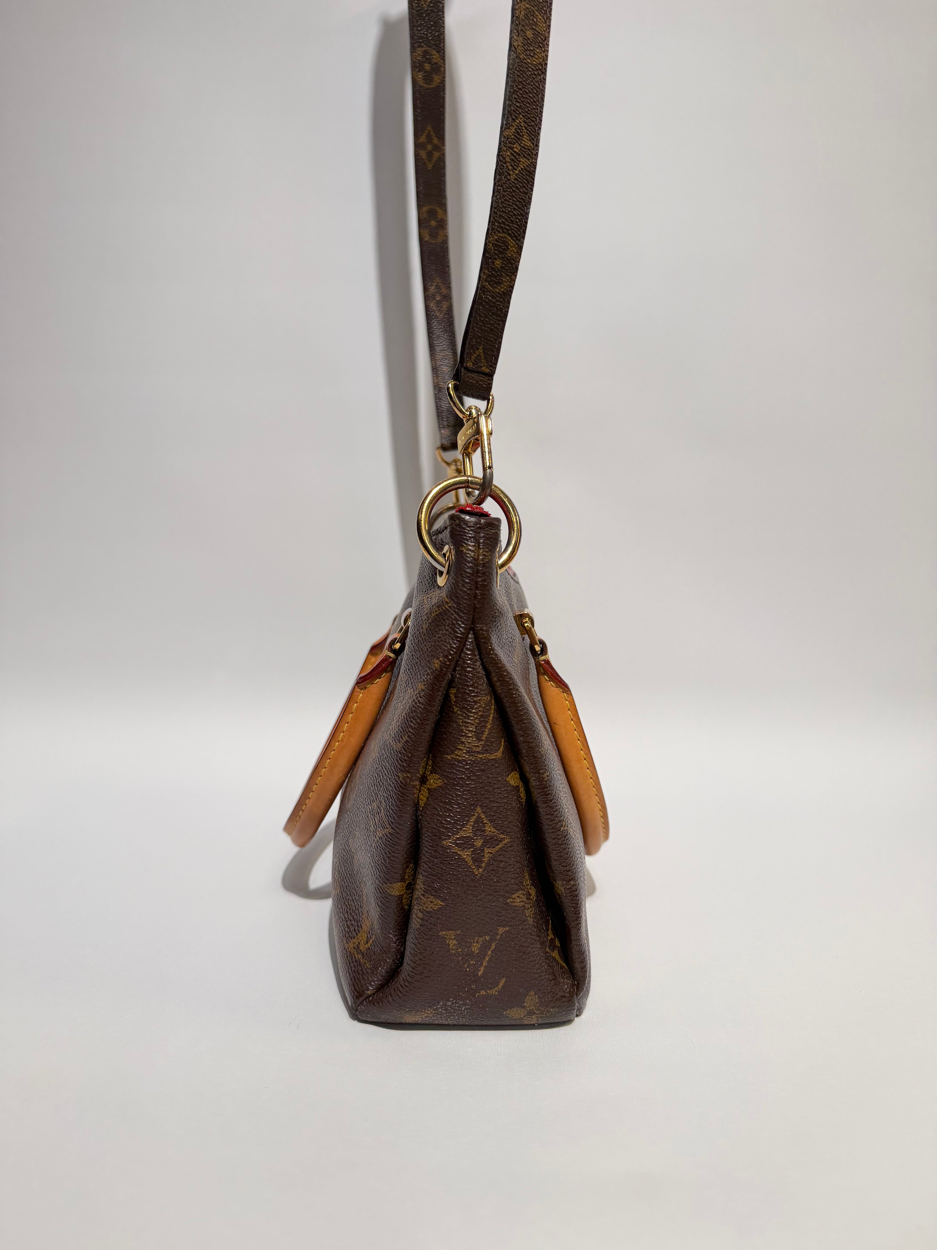 LOUIS VUITTON PALLAS BB MONOGRAM /RED