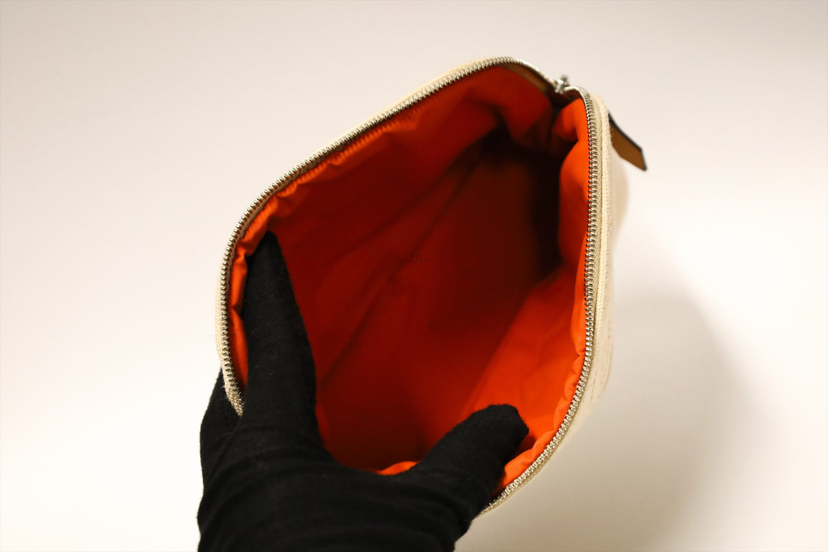HERMES POUCH CANVAS