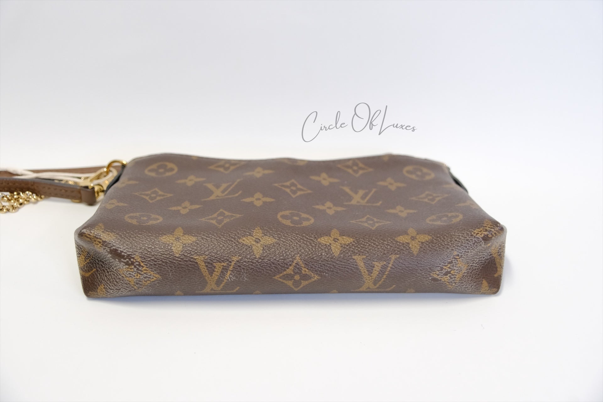 LOUIS VUITTON PALLAS MONOGRAM /NOIR CLUTCH