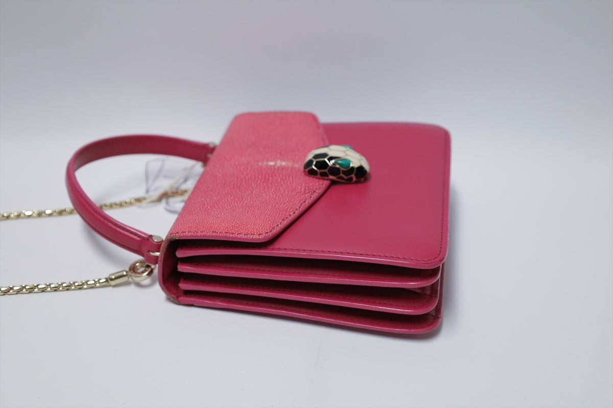 BVLGARI SERPENTI FOREVER TOP HANDLE BAG