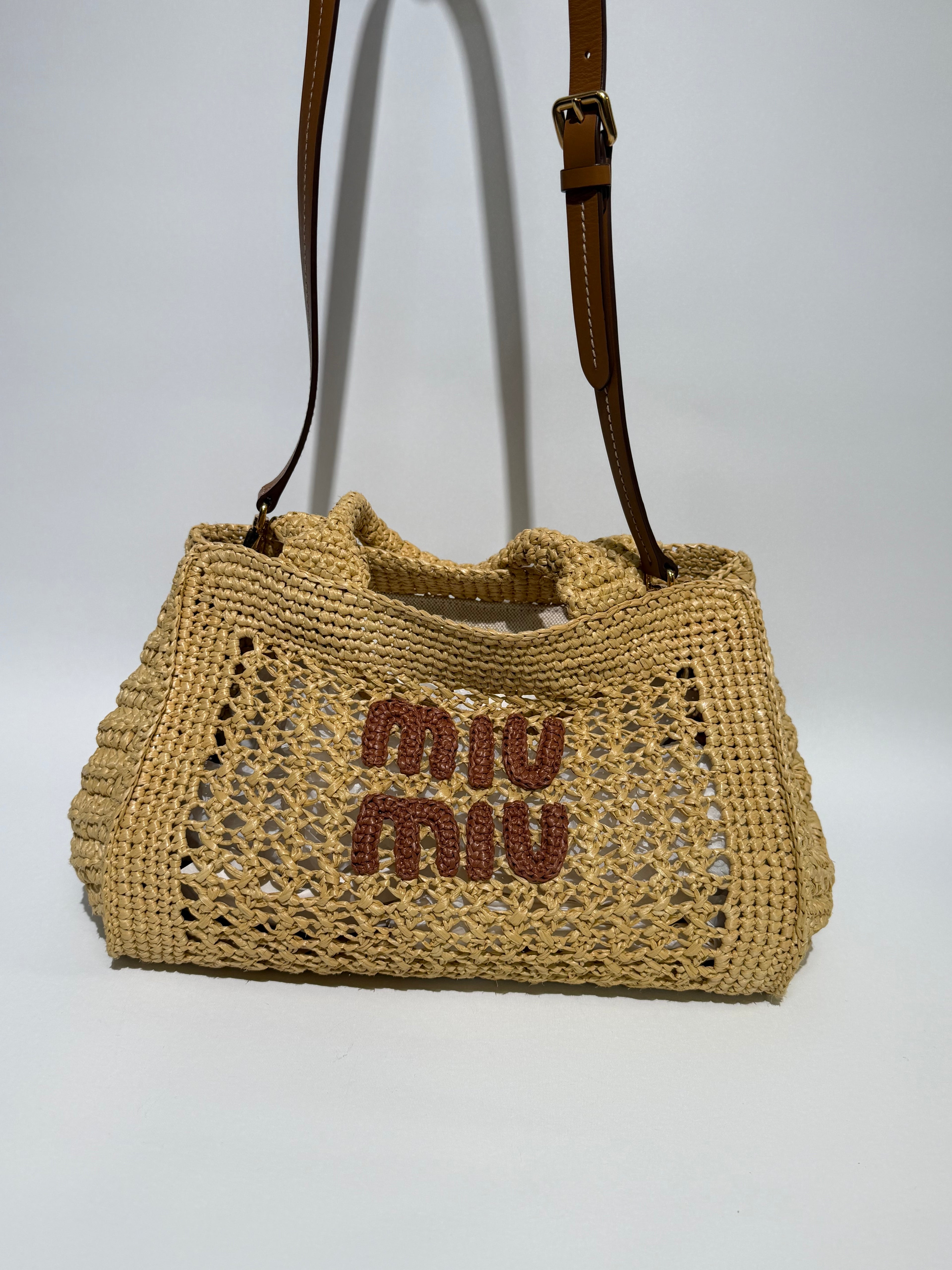 MIU MIU RAFFIA BAG