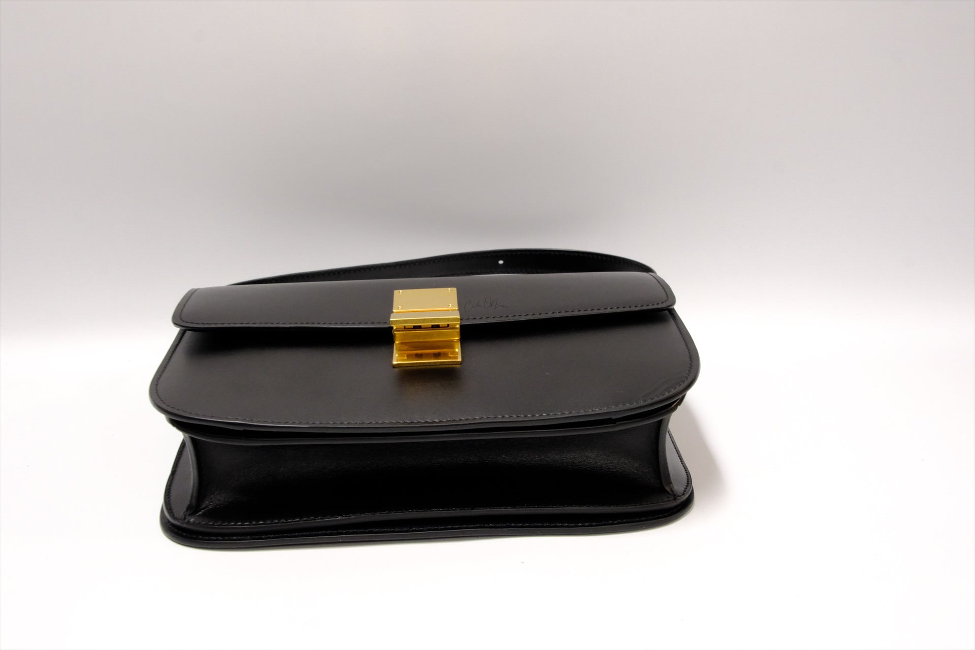 CELINE BLACK CLASSIC BOX BLACK GHW