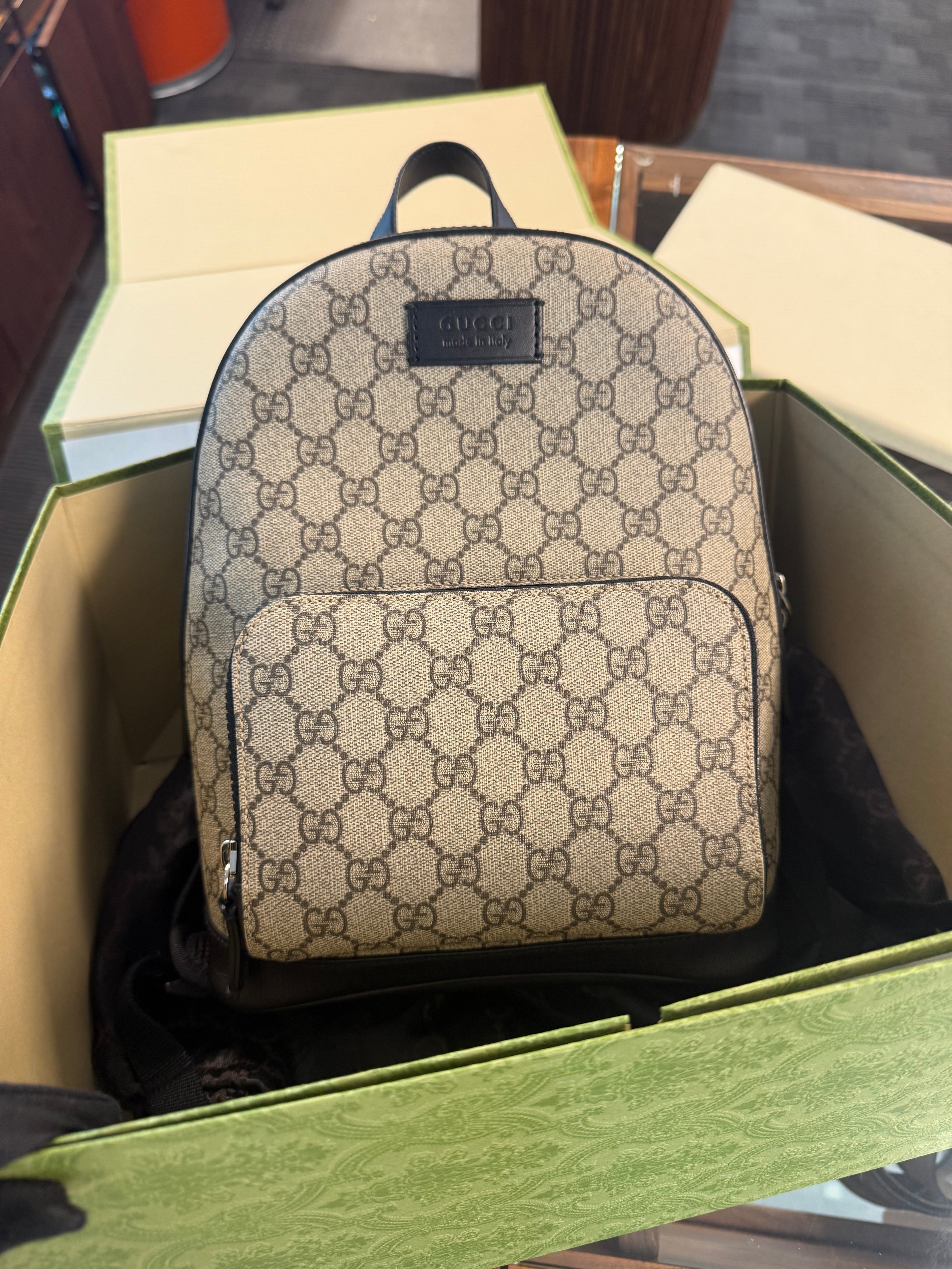 GUCCI SMALL EDEN BACKPACK SUPREME CANVAS