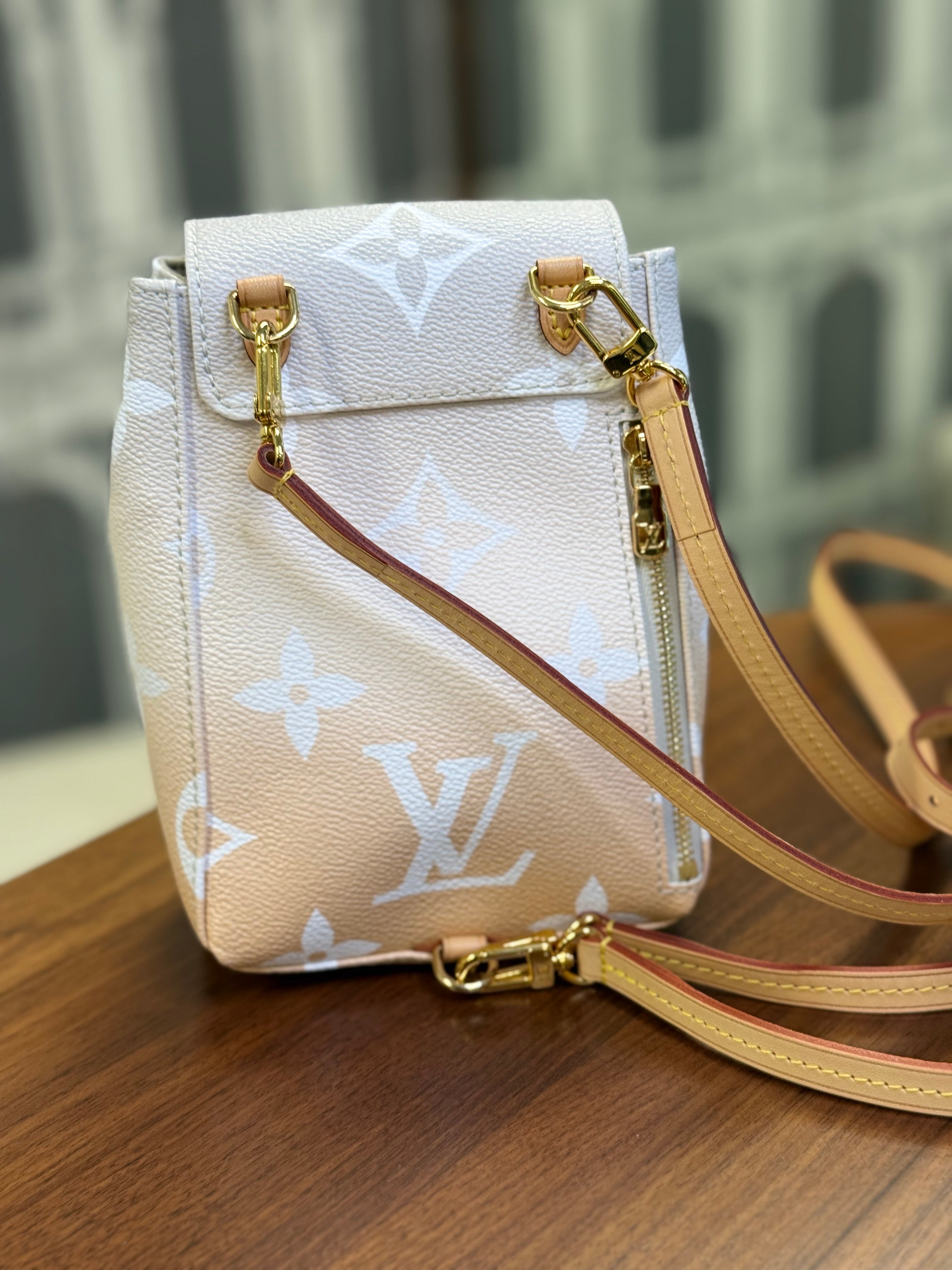 LOUIS VUITTON TINY BACKPACK MONOGRAM GIANT BY THE POOL