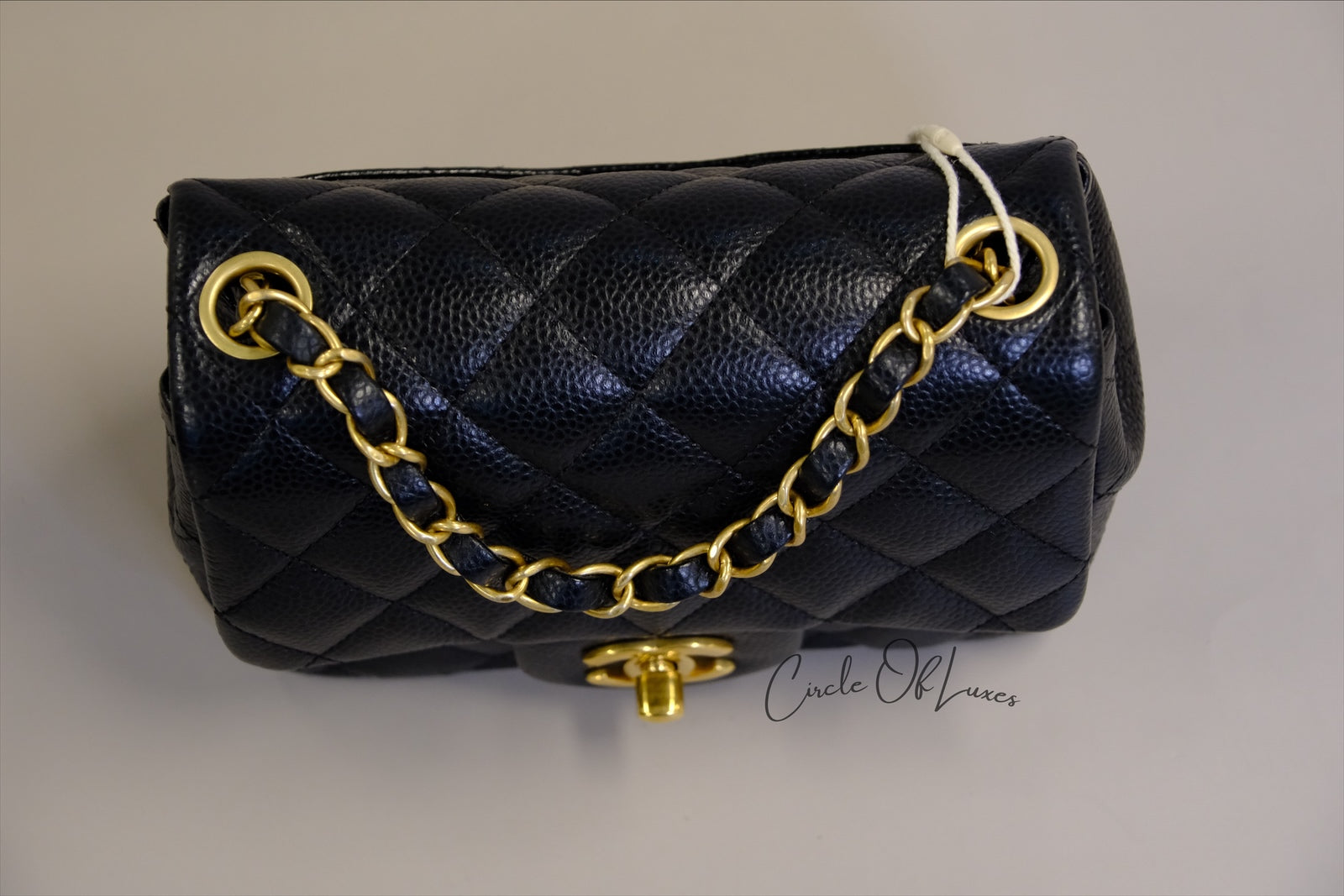 CHANEL MINI SQUARE CAVIAR GHW