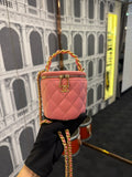 CHANEL MINI VANITY PINK BAG