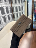 HERMES KELLY LONG WALLET OTRICH SHW