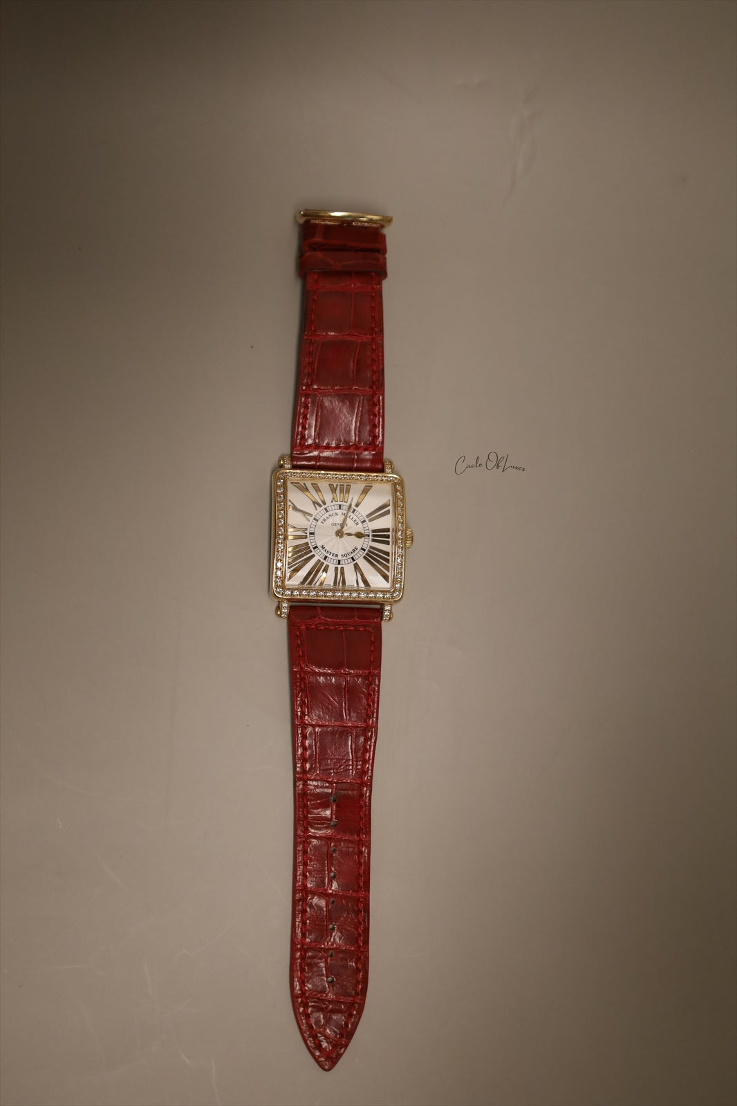 FRANK MULLER MASTER SQUARE 18k ROSE GOLD DIAMOND