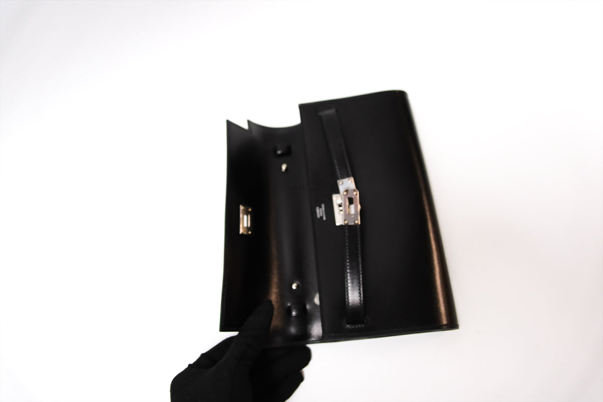 HERMES KELLY TO GO BOX LEATHER  PHW