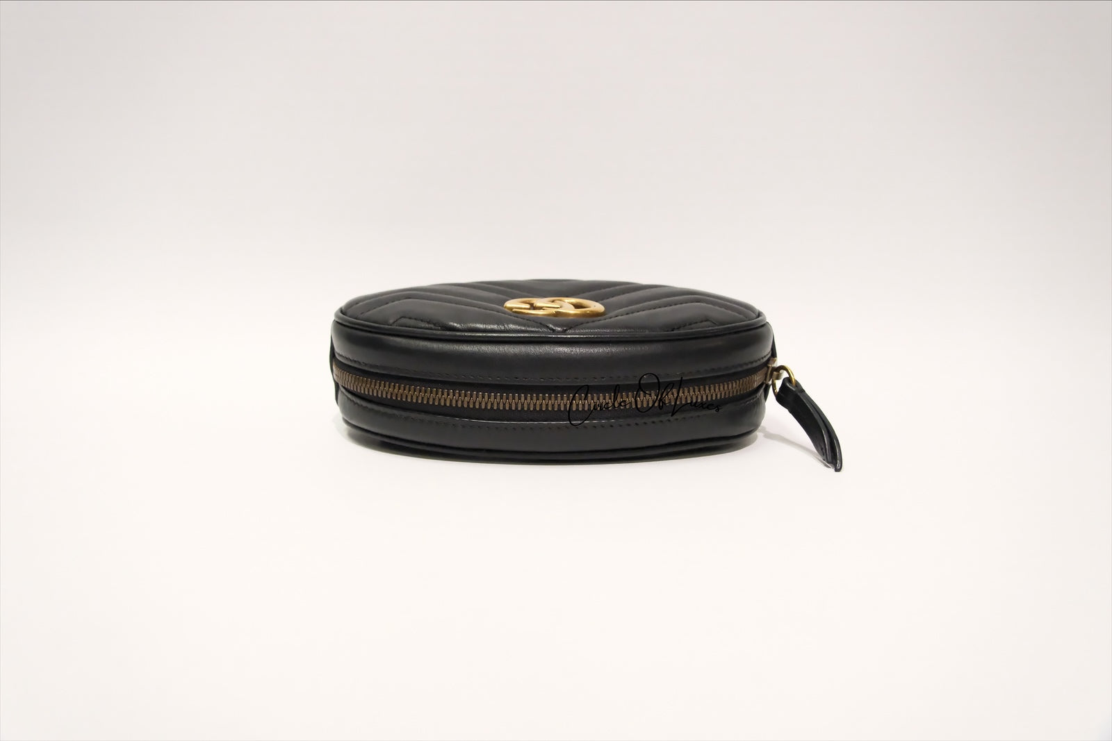 GUCCI MARMONT BUMBAG BLACK MATELASSE