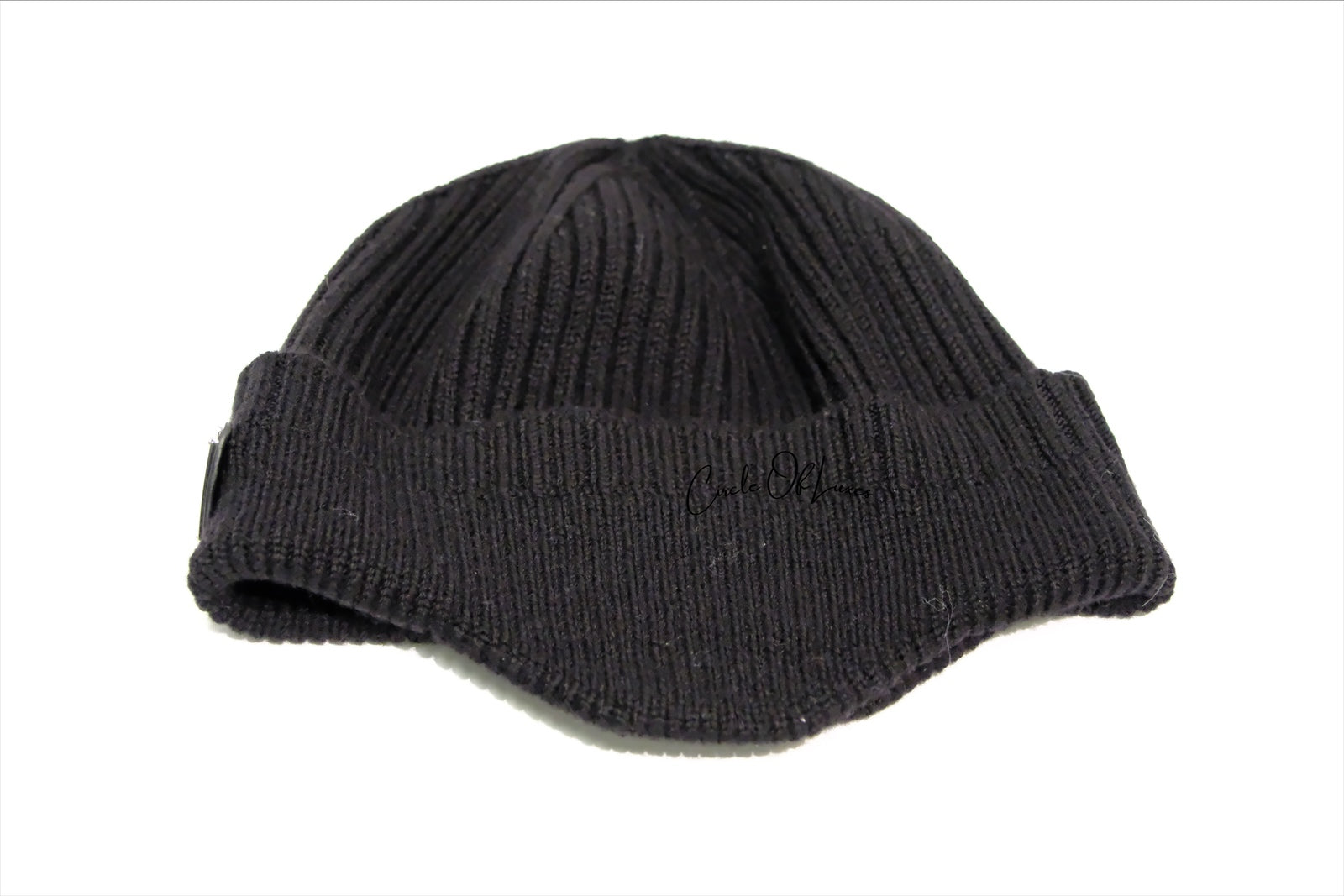 BLACK PRADA BEANNIE SIZE M VIRGIN WOOL