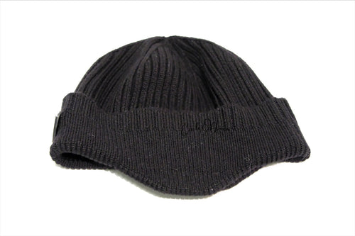BLACK PRADA BEANNIE SIZE M VIRGIN WOOL