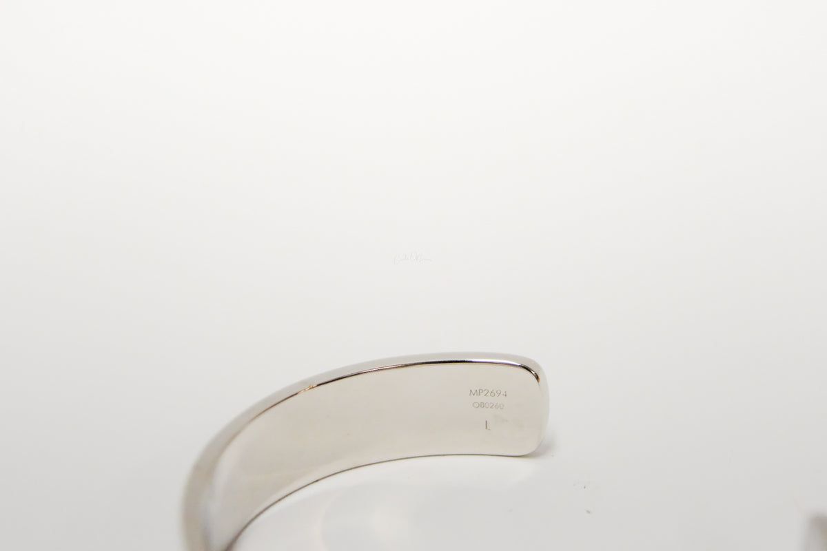 Louis Vuitton x Nigo Squared Strass Bracelet Silver in Silver Metal with Silver tone