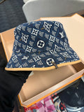 LOUIS VUITTON SIZE S HAT BLUE SINCE 1854