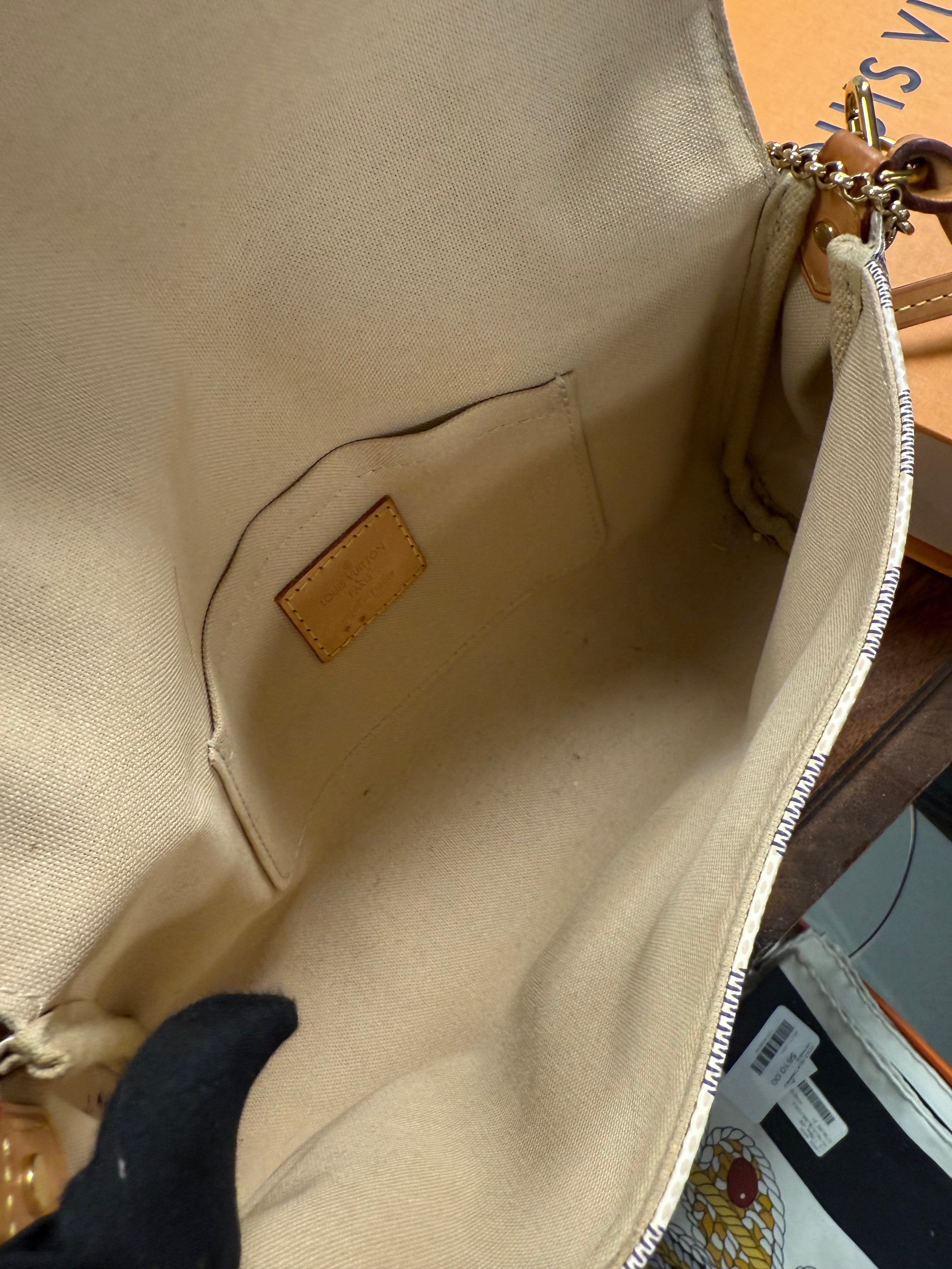 LOUIS VUITTON FAVORITE MM DAMIER AZUR